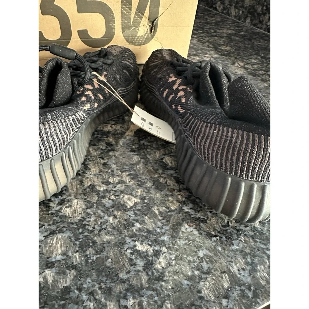 Adidas Yeezy Boost 350 V2 CMPCT Slate Carbon Black HQ6319 Mens 7.5